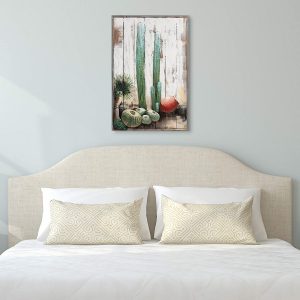 wall art be above bed