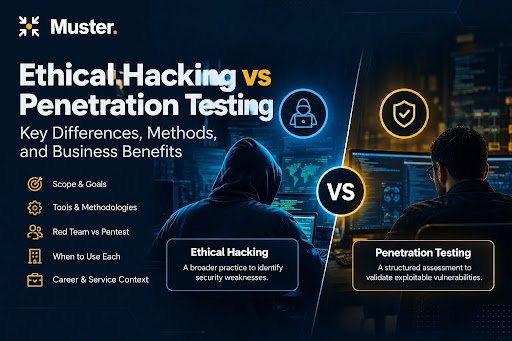 ethical hacking vs penetration testing